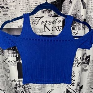 Navy Blue crop top